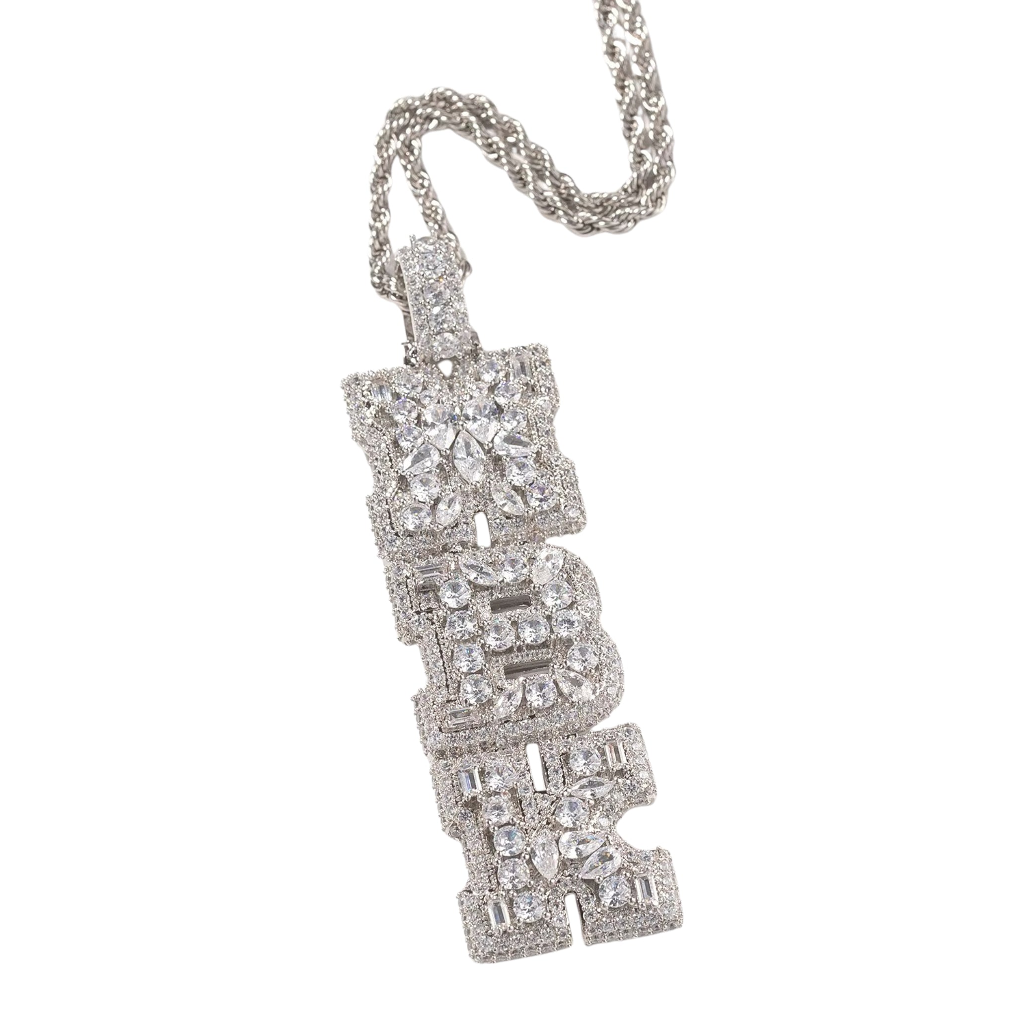 CUSTOM VERTICAL CHAIN - ICED OUT