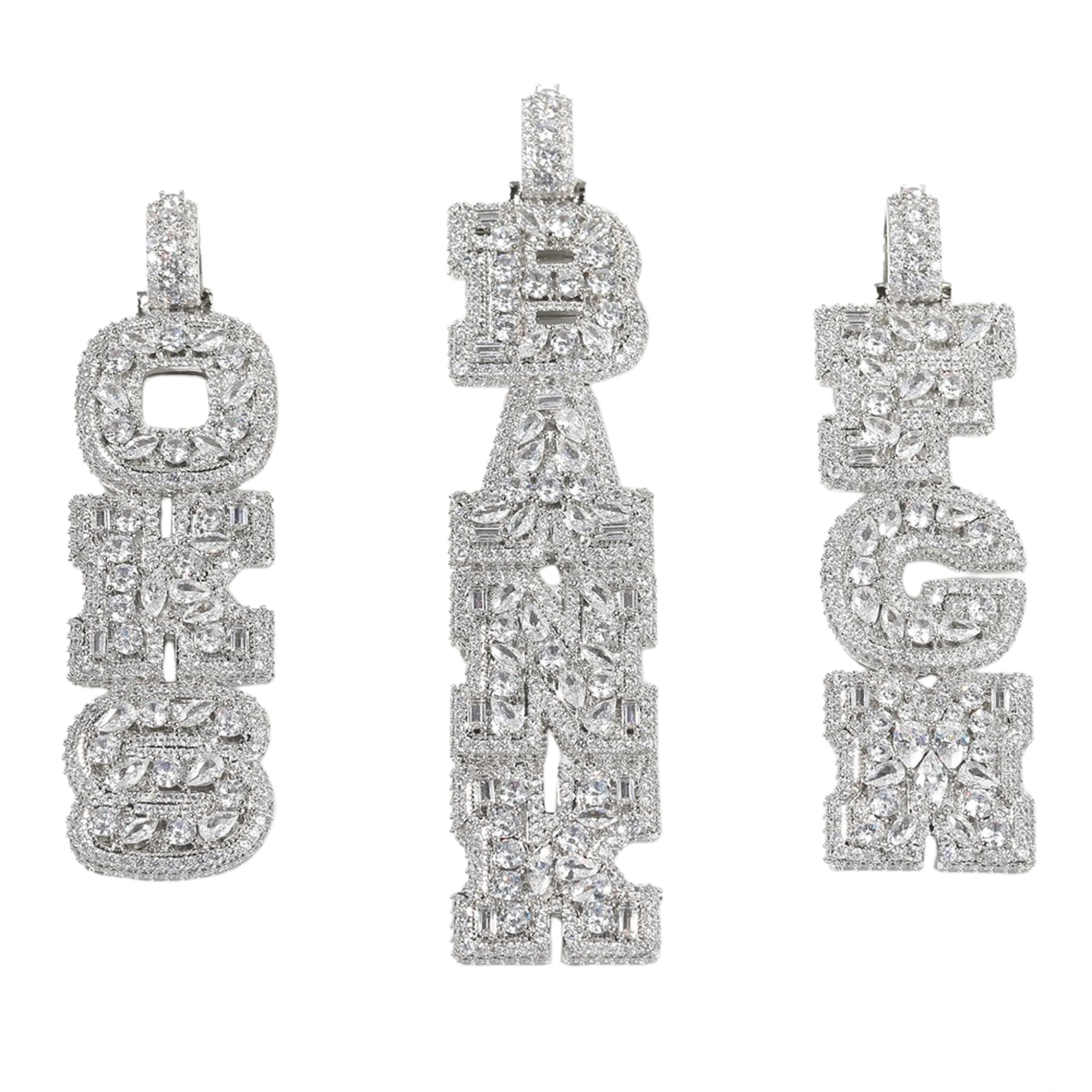 CUSTOM VERTICAL CHAIN - ICED OUT