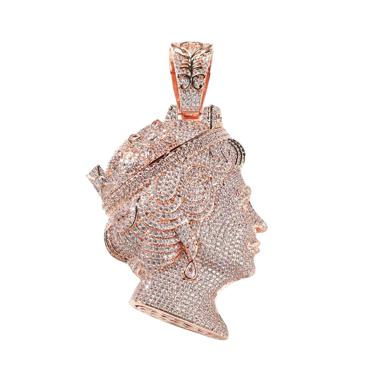 ELIZABETH QUEEN PENDANT - ICED OUT
