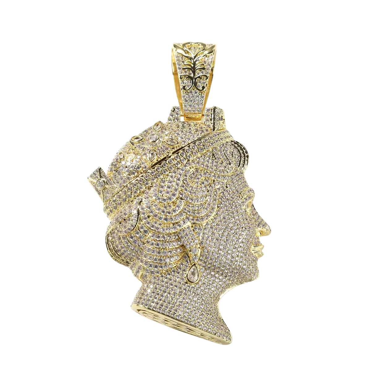 ELIZABETH QUEEN PENDANT - ICED OUT