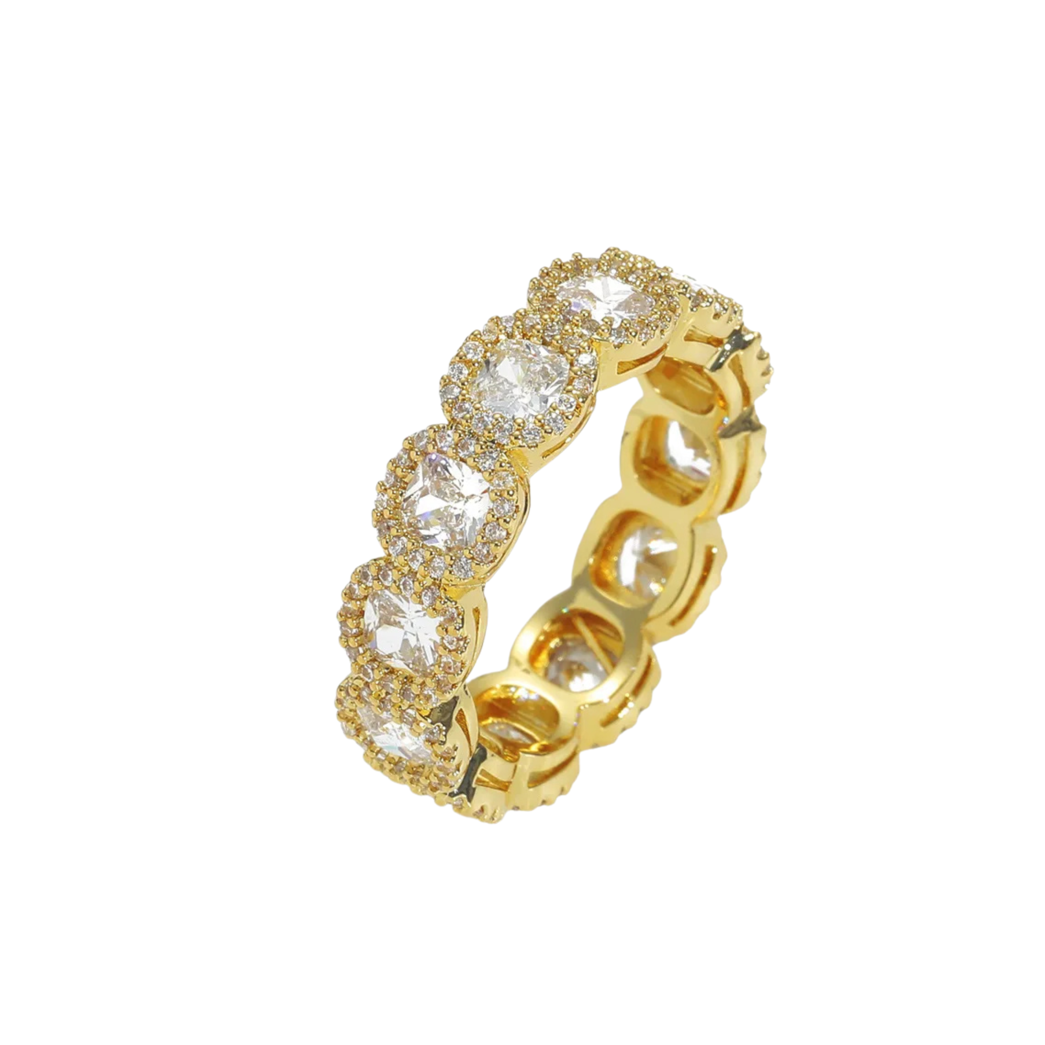 CLUSTERED RING - ICED OUT