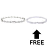 HONEYCOMB BRACELET + FREE 4MM TENNIS BRACELET