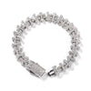 INFINITE CROSS BRACELET - ICED OUT